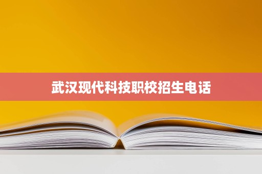 武汉现代科技职校招生电话
