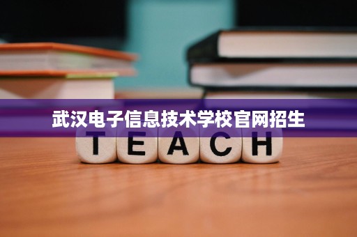 武汉电子信息技术学校官网招生