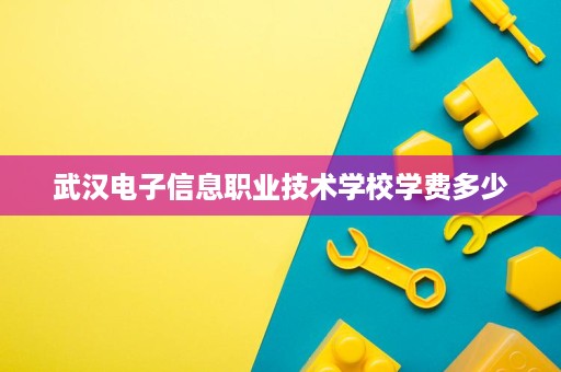 武汉电子信息职业技术学校学费多少