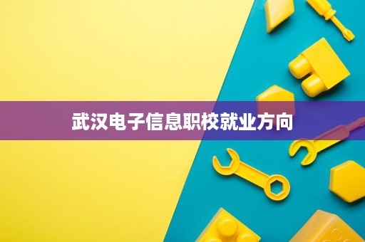 武汉电子信息职校就业方向