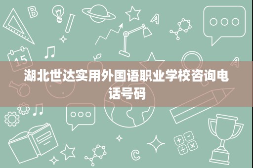 湖北世达实用外国语职业学校咨询电话号码