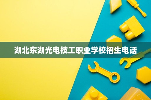 湖北东湖光电技工职业学校招生电话