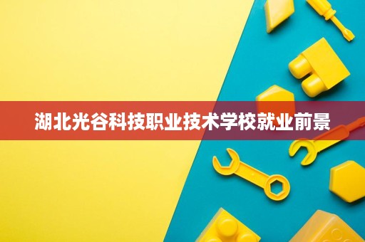 湖北光谷科技职业技术学校就业前景
