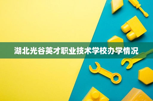湖北光谷英才职业技术学校办学情况
