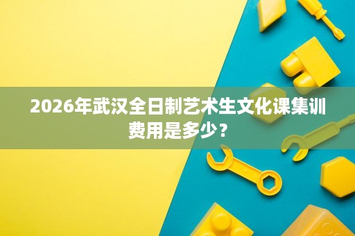 2026年武汉全日制艺术生文化课集训费用是多少? 2026年武汉全日制艺术生文化课集训费用是多少?