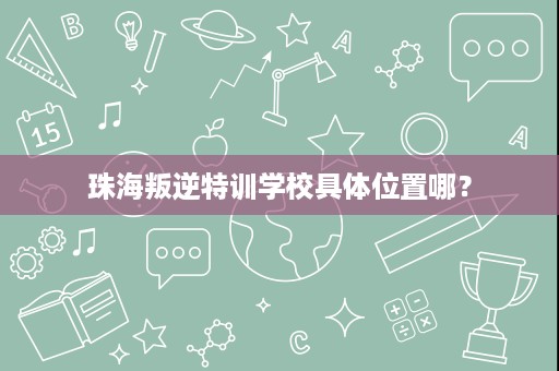珠海叛逆特训学校具体位置哪? 珠海叛逆特训学校具体位置哪?