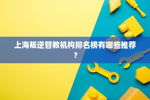 上海叛逆管教机构排名榜有哪些推荐? 上海叛逆管教机构排名榜有哪些推荐?