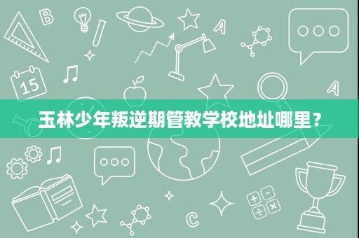 玉林少年叛逆期管教学校地址哪里? 玉林少年叛逆期管教学校地址哪里?