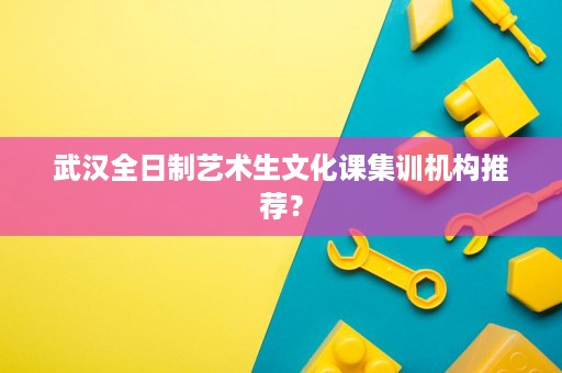 武汉全日制艺术生文化课集训机构推荐? 武汉全日制艺术生文化课集训机构推荐?