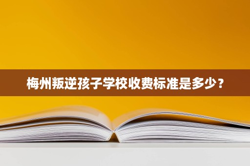 梅州叛逆孩子学校收费标准是多少? 梅州叛逆孩子学校收费标准是多少?