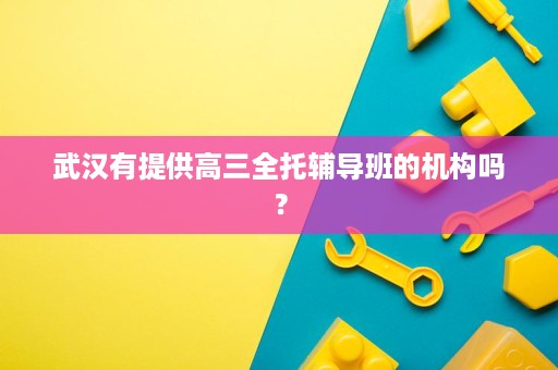 武汉有提供高三全托辅导班的机构吗？