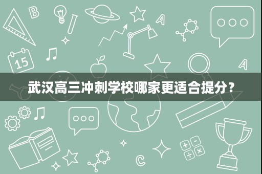 武汉高三冲刺学校哪家更适合提分？