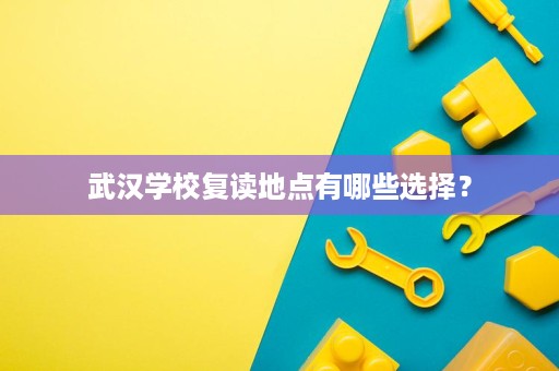 武汉学校复读地点有哪些选择？
