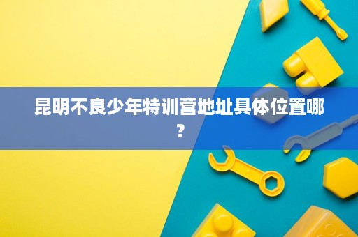 昆明不良少年特训营地址具体位置哪？