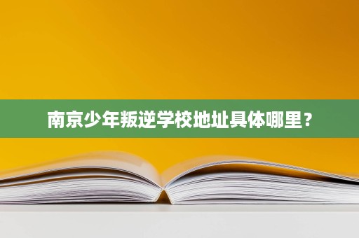 南京少年叛逆学校地址具体哪里？