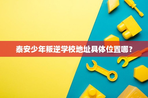 泰安少年叛逆学校地址具体位置哪? 泰安少年叛逆学校地址具体位置哪?