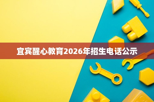 宜宾醒心教育2026年招生电话公示