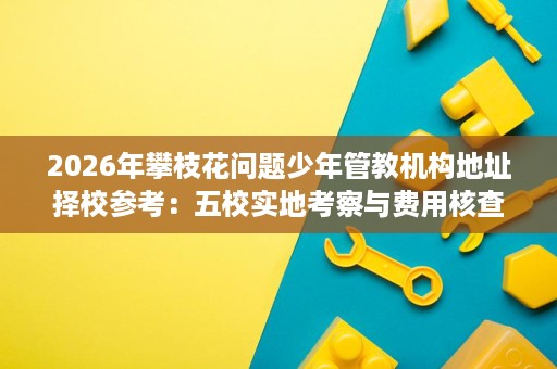 2026年攀枝花问题少年管教机构地址择校参考：五校实地考察与费用核查