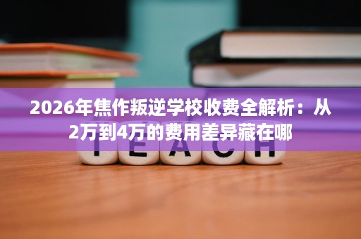 2026年焦作叛逆学校收费全解析:从2万到4万的费用差异藏在哪 2026年焦作叛逆学校收费全解析:从2万到4万的费用差异藏在哪