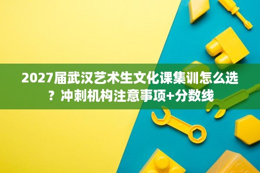2027届武汉艺术生文化课集训怎么选?冲刺机构注意事项+分数线 2027届武汉艺术生文化课集训怎么选?冲刺机构注意事项+分数线