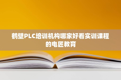 鹤壁PLC培训机构哪家好看实训课程的电匠教育 鹤壁PLC培训机构哪家好看实训课程的电匠教育