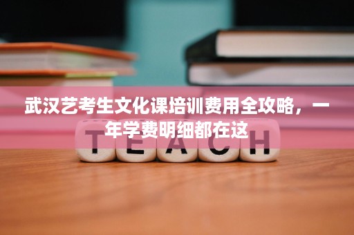 武汉艺考生文化课培训费用全攻略，一年学费明细都在这