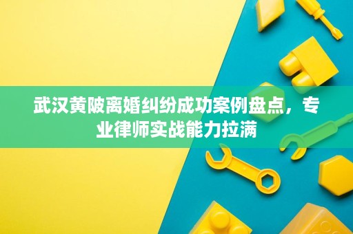 武汉黄陂离婚纠纷成功案例盘点,专业律师实战能力拉满 武汉黄陂离婚纠纷成功案例盘点,专业律师实战能力拉满