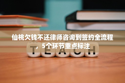 仙桃欠钱不还律师咨询到签约全流程,5个环节重点标注 仙桃欠钱不还律师咨询到签约全流程,5个环节重点标注