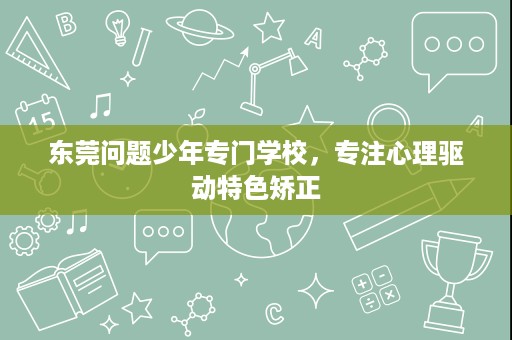 东莞问题少年专门学校,专注心理驱动特色矫正 东莞问题少年专门学校,专注心理驱动特色矫正