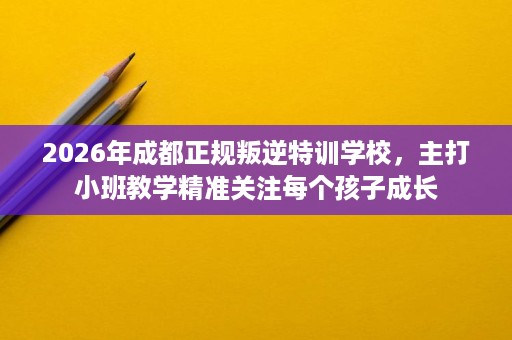 2026年成都正规叛逆特训学校，主打小班教学精准关注每个孩子成长