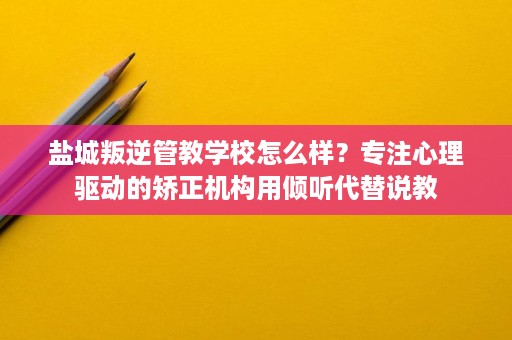 盐城叛逆管教学校怎么样?专注心理驱动的矫正机构用倾听代替说教 盐城叛逆管教学校怎么样?专注心理驱动的矫正机构用倾听代替说教