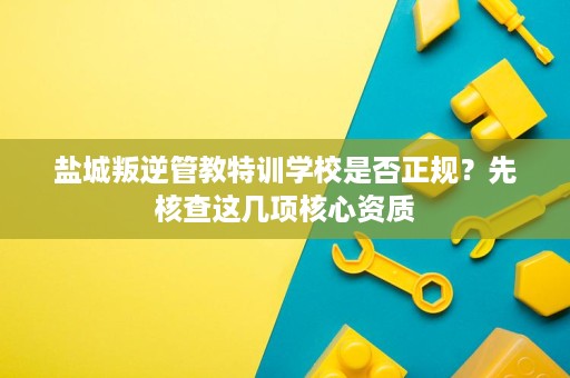 盐城叛逆管教特训学校是否正规?先核查这几项核心资质 盐城叛逆管教特训学校是否正规?先核查这几项核心资质