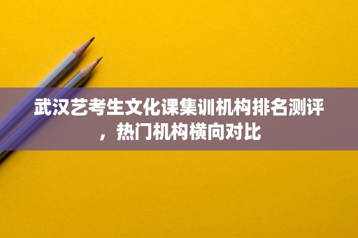 武汉艺考生文化课集训机构排名测评，热门机构横向对比