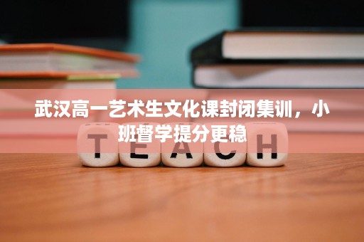 武汉高一艺术生文化课封闭集训，小班督学提分更稳
