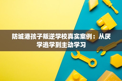 防城港孩子叛逆学校真实案例:从厌学逃学到主动学习 防城港孩子叛逆学校真实案例:从厌学逃学到主动学习