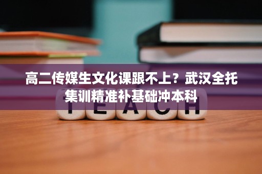高二传媒生文化课跟不上?武汉全托集训精准补基础冲本科 高二传媒生文化课跟不上?武汉全托集训精准补基础冲本科