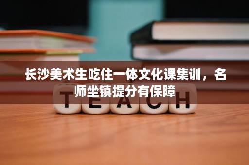 长沙美术生吃住一体文化课集训，名师坐镇提分有保障