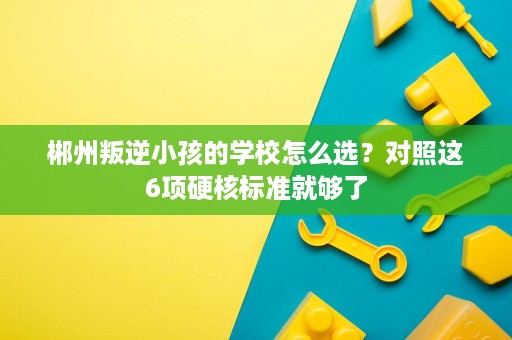 郴州叛逆小孩的学校怎么选?对照这6项硬核标准就够了 郴州叛逆小孩的学校怎么选?对照这6项硬核标准就够了