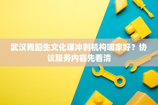 武汉舞蹈生文化课冲刺机构哪家好?协议服务内容先看清 武汉舞蹈生文化课冲刺机构哪家好?协议服务内容先看清