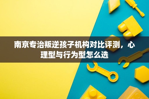 南京专治叛逆孩子机构对比评测,心理型与行为型怎么选 南京专治叛逆孩子机构对比评测,心理型与行为型怎么选