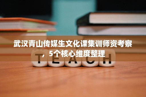 武汉青山传媒生文化课集训师资考察,5个核心维度整理 武汉青山传媒生文化课集训师资考察,5个核心维度整理
