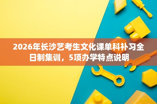2026年长沙艺考生文化课单科补习全日制集训,5项办学特点说明 2026年长沙艺考生文化课单科补习全日制集训,5项办学特点说明