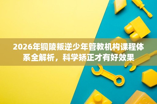 2026年铜陵叛逆少年管教机构课程体系全解析，科学矫正才有好效果