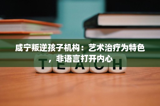 咸宁叛逆孩子机构:艺术治疗为特色,非语言打开内心 咸宁叛逆孩子机构:艺术治疗为特色,非语言打开内心