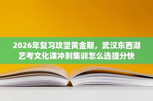 2026年复习攻坚黄金期,武汉东西湖艺考文化课冲刺集训怎么选提分快 2026年复习攻坚黄金期,武汉东西湖艺考文化课冲刺集训怎么选提分快