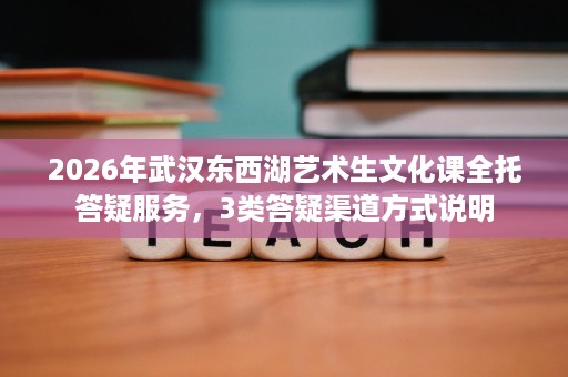 2026年武汉东西湖艺术生文化课全托答疑服务,3类答疑渠道方式说明 2026年武汉东西湖艺术生文化课全托答疑服务,3类答疑渠道方式说明