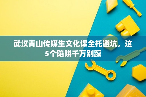 武汉青山传媒生文化课全托避坑,这5个陷阱千万别踩 武汉青山传媒生文化课全托避坑,这5个陷阱千万别踩