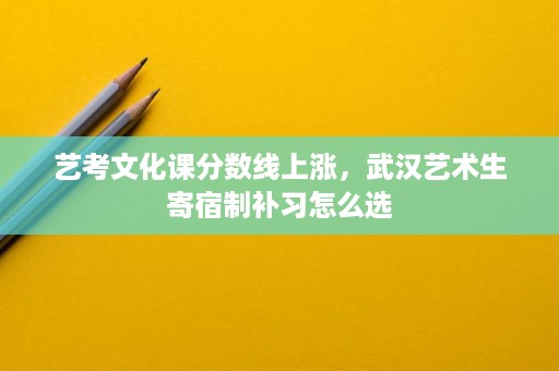 艺考文化课分数线上涨,武汉艺术生寄宿制补习怎么选 艺考文化课分数线上涨,武汉艺术生寄宿制补习怎么选