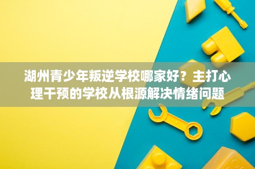 湖州青少年叛逆学校哪家好?主打心理干预的学校从根源解决情绪问题 湖州青少年叛逆学校哪家好?主打心理干预的学校从根源解决情绪问题