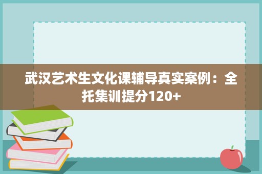 武汉艺术生文化课辅导真实案例:全托集训提分120+ 武汉艺术生文化课辅导真实案例:全托集训提分120+
